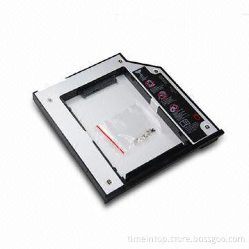 Hard Drive Enclosure for Dell D600/D800, SATA 2nd HDD Caddy Kit, Supports Plug-and-play Function